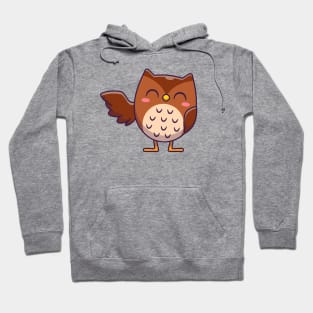 Cute Happy Owl Hoodie